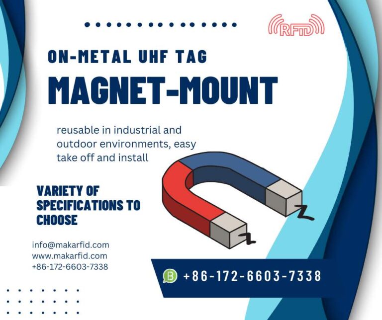 Magnet-mount UHF On-metal Tag