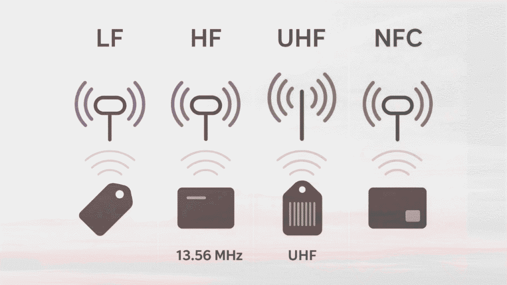 choose LF vs NFC vs HF vs UHF RFID